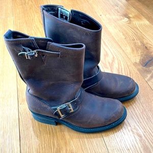 Frye engineer boots